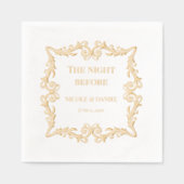  Lijst | De avond voor de bruiloft Folie Servetten (Voorkant)