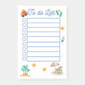 Lijst doen: strand post-it® notes (Voorkant)