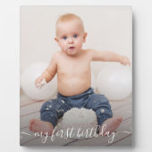 Lijst Easel Back Frameless Foto van Birthday Afbee Fotoplaat (Voorkant)