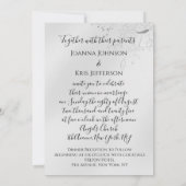 Lijst Florals Silver Roos Blush  Kaart (Achterkant)