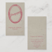  Lijst fotografie Visitekaartje (Voorkant / Achterkant)