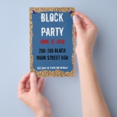 Lijst graafkurk flyer (Hand)