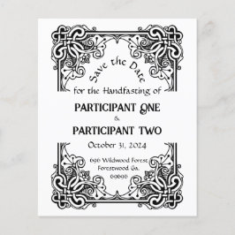  Lijst Handfasting Flat Save The Date Kaart
