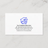 Lijst Handyman Tools Foundation bouwen Visitekaartje (Achterkant)