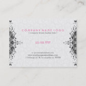  Lijst in zwart-wit Visitekaartje (Achterkant)