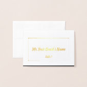 Lijst Kaarten plaatsen (Voorkant met envelop)