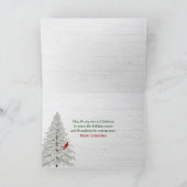  Lijst kerstmis met  Feestdagen Kaart (Binnen)