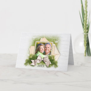  Lijst kerstmis met  Feestdagen Kaart