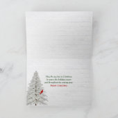  Lijst kerstpine Feestdagen Kaart (Binnen)