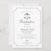  lijst Law School Afstudeerfeest Kaart (Voorkant)