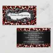 Lijst Leopard Professional Visitekaartje (Voorkant / Achterkant)