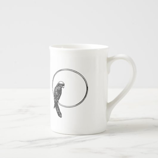 lijst-loop van dieren porselein kop (Rechts)