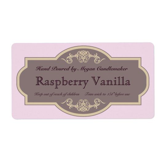  Lijst met bloemaccenten in rood grijs Etiket (Voorkant)