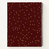 lijst met blozen en blozen notitieboek (Achterkant)