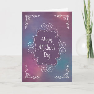  Lijst met gelukkige moederdag Kaart