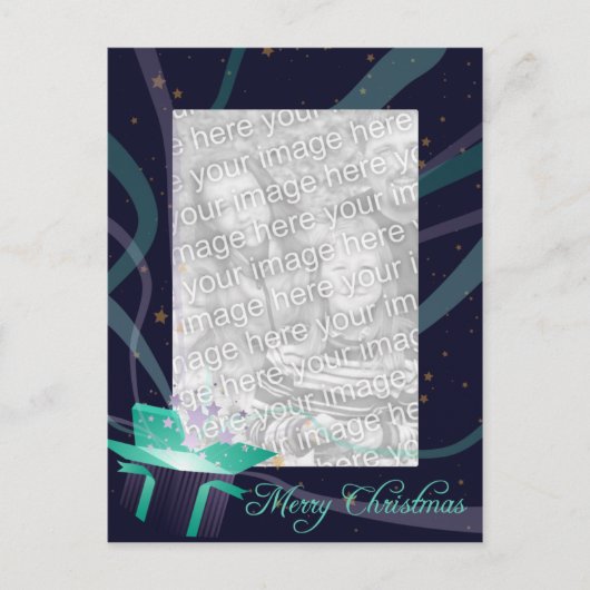 Lijst met kerstcadeaus feestdagenkaart (Voorkant)