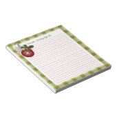 Lijst met kerstcadeaus notitieblok (Schuin)