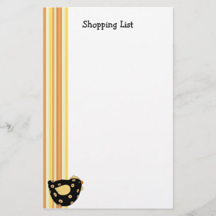 Lijst met landskoppels briefpapier