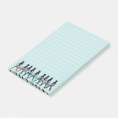 Lijst met onaangename winkels post-it® notes (Schuin)