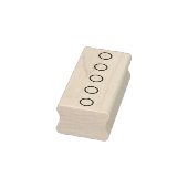 Lijst met opsommingstekens rubberstempel (Stempel)