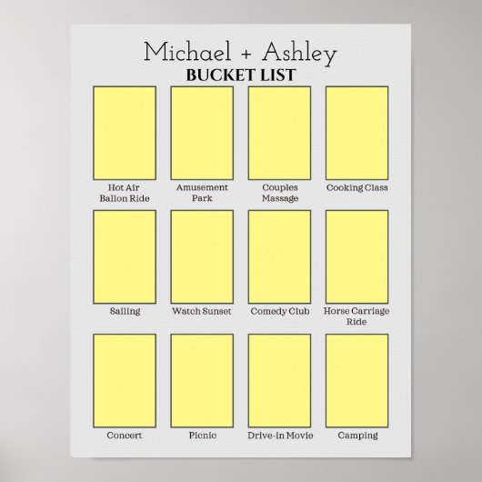 Lijst met selectieve haakjes poster (Voorkant)