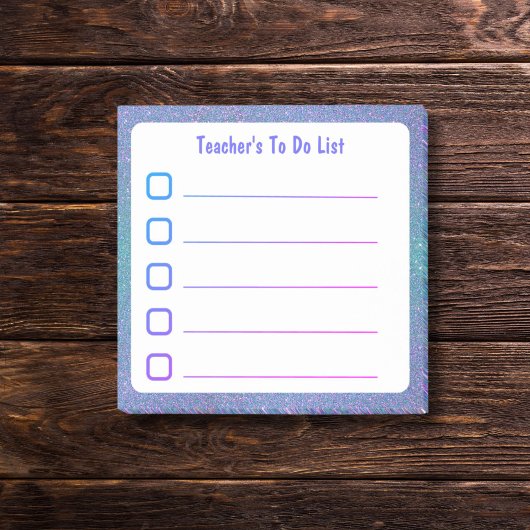 Lijst met taken voor docenten post-it® notes