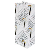 LIJST MET VERSCHIJNSELEN - BOURBON-VERSCHIJNSELEN WIJN CADEAUTAS (Achterkant Gekanteld)