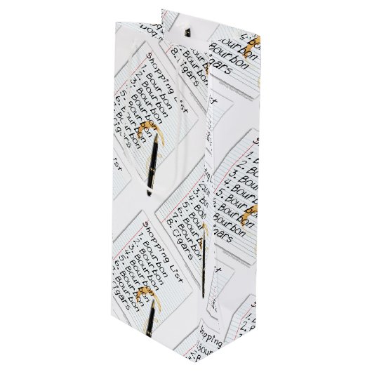 LIJST MET VERSCHIJNSELEN - BOURBON-VERSCHIJNSELEN WIJN CADEAUTAS (Voorkant Gekanteld)