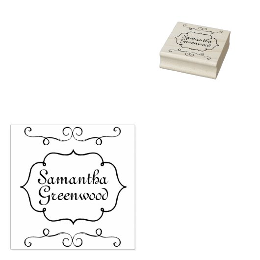  Lijst, Objecten zwart-wit + uw ideeën Rubberstempel (Gestempeld)