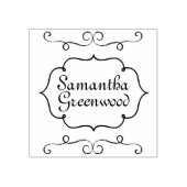 Lijst, Objecten zwart-wit + uw ideeën Rubberstempel (Afrduk)