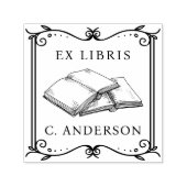 Lijst Persoonlijke Bibliotheek Ex Libris Boekpagi Zelfinktende Stempel (Design)
