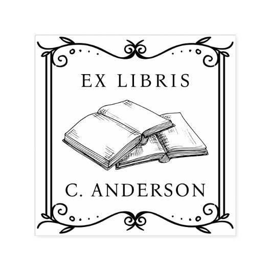  Lijst Persoonlijke Bibliotheek Ex Libris Boekpagi Zelfinktende Stempel (Design)