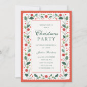  Lijst rood Feestdagenkaart (Voorkant)