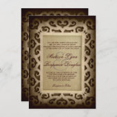  Lijst Rustic Country Wedding Invites Kaart (Voorkant / Achterkant)