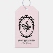  Lijst Snake Serpent Halloween Cadeaulabel (Voorkant)