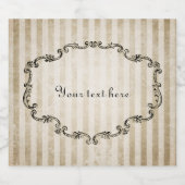 Lijst Sparkling Wijnetiket (Enkel label)