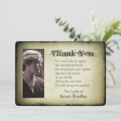  Lijst Sympathie Hartelijk dank Bedankkaart (Staand voorkant)