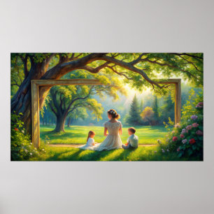 Lijst-tv-ontwerp Poster