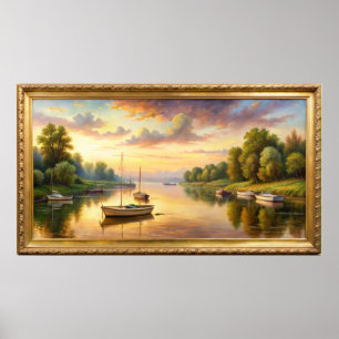 Lijst-tv-ontwerp Poster