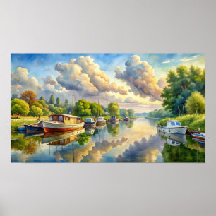 Lijst-tv-ontwerp Poster