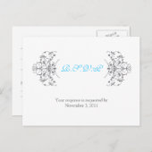 Lijst Uitnodiging Briefkaart (Voorkant / Achterkant)