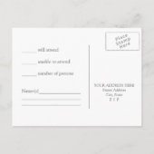 Lijst Uitnodiging Briefkaart (Achterkant)