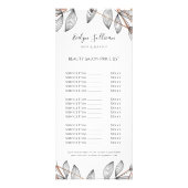 lijst van bladzijden reclamekaart (Voorkant)