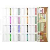 Lijst van boodschappenwinkels notitieblok (Voorkant)