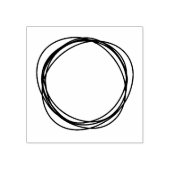 Lijst van cirkelhout Kunststempel Rubberstempel (Afrduk)