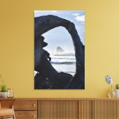 Lijst van drijfhout, kaapverdië canvas afdruk (Insitu (Woonkamer))