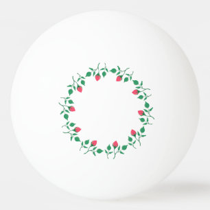 Lijst van Florence met roze roze roze bloemen Pingpongballen