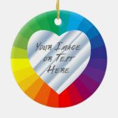 Lijst van het hart: Spectrum Collectie Keramisch Ornament (Achterkant)