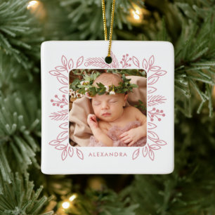 Lijst van het Knipsel van het gebladerte de Keramisch Ornament