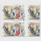 Lijst van Kerstmis Cadeaupapier (Vlak)
